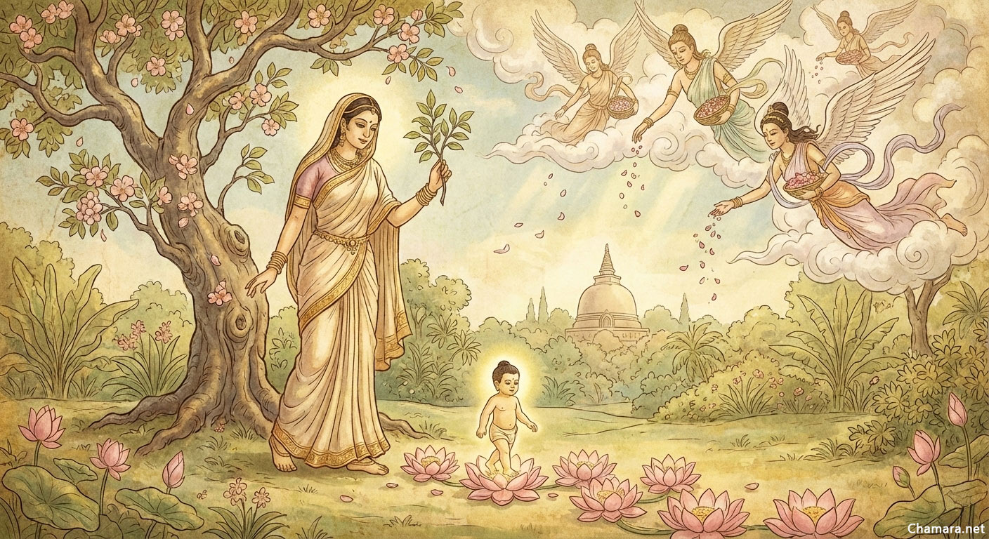 Buddha’s Birth at Lumbini